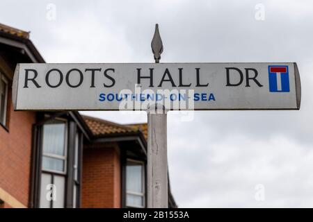 31 Priory Court, Roots Hall Drive, Southend-on-Sea, Essex - Schauplatz des tödlichen Stichs der 36 Jahre alten Courtney Valentine-Brown Stockfoto