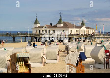 Ahlbeck Seebrücke - Ahlbeck Pier 09 Stockfoto