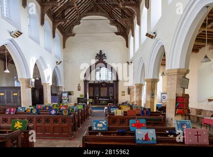 Dorfpfarrei Shotley, Suffolk, England, Großbritannien Stockfoto