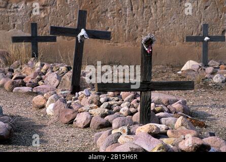 San Jose de Tumacori Friedhof, Tumacori National Historical Park, Arizona Stockfoto