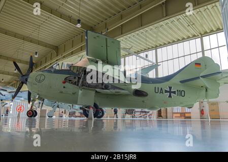 Fairey Gannet an der MHM Berlin Gatow in Berlin, Deutschland Stockfoto