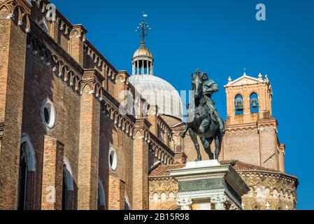 Die Basilika San Giovanni e Paolo in Venedig, Italien Stockfoto
