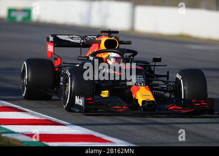 #33 Max Verstappen Aston Martin Red Bull Racing Honda. Formel-1-Weltmeisterschaft 2020, Wintertesttage #1 2020 Barcelona, 19./21. Februar 2020. Stockfoto