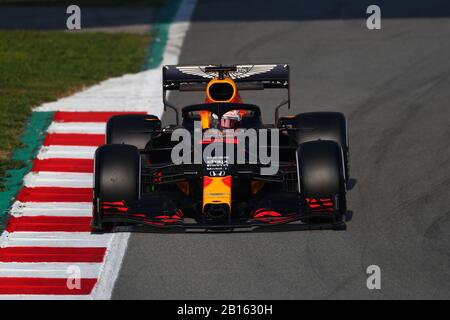 #33 Max Verstappen Aston Martin Red Bull Racing Honda. Formel-1-Weltmeisterschaft 2020, Wintertesttage #1 2020 Barcelona, 19./21. Februar 2020. Stockfoto