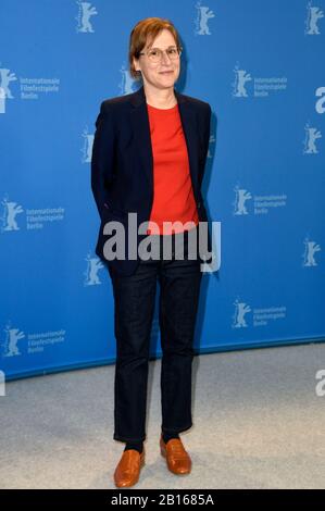 Berlin, Deutschland. Februar 2020. Kelly Reichardt bei der Fotocall for "First Cow" auf der Internationalen Filmfestspiele der Berlinale 2020/70 im Hotel Grand Hyatt. Berlin, 22. Februar 2020 - weltweite Nutzung Credit: Dpa / Alamy Live News Stockfoto