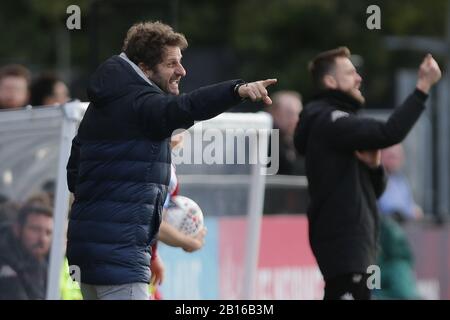 London, Großbritannien. Februar 2020. Beim FA-Cup-Spiel zwischen Arsenal und Lewes Ladies im Meadow Park, Borehamwood am Sonntag, 23. Februar 2020. (Kredit: Jacques Feeney News & Sport) Foto darf nur für redaktionelle Zwecke in Zeitungen und/oder Zeitschriften verwendet werden, Lizenz für kommerzielle Nutzung erforderlich Kredit: MI News & Sport /Alamy Live News Stockfoto