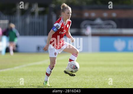 London, ENGLAND - 23. FEBRUAR Leonie Maier von Arsenal-Frauen während des FA-Cup-Spiels zwischen Arsenal und Lewes Ladies im Meadow Park, Borehamwood am Sonntag, 23. Februar 2020. (Kredit: Jacques Feeney News & Sport) Foto darf nur für redaktionelle Zwecke in Zeitungen und/oder Zeitschriften verwendet werden, Lizenz für kommerzielle Nutzung erforderlich Kredit: MI News & Sport /Alamy Live News Stockfoto