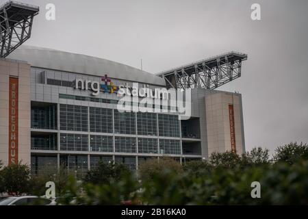 Houston, Texas - 11. Februar 2020: NFL Houston Texans NRG Stadium Stockfoto