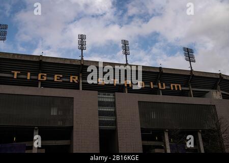 Baton Rouge, Louisiana - 10. Februar 2020: Campus der Louisiana State University (LSU) Stockfoto