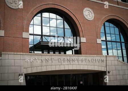 Tuscaloosa, Alabama - 8. Februar 2020: College-Campus der University of Alabama Crimson Tide Stockfoto