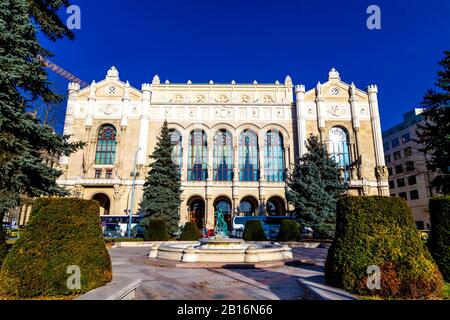 Vigadó Konzertsaal, Budapest, Ungarn Stockfoto