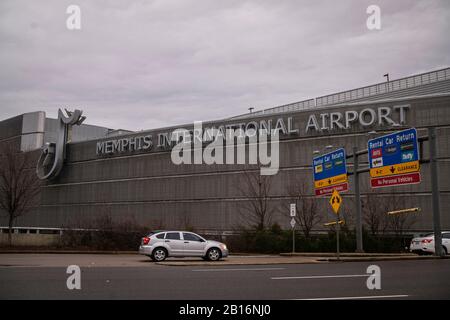 Memphis, Tennessee - 27. Januar 2020: Memphis International Airport (MEM) Stockfoto