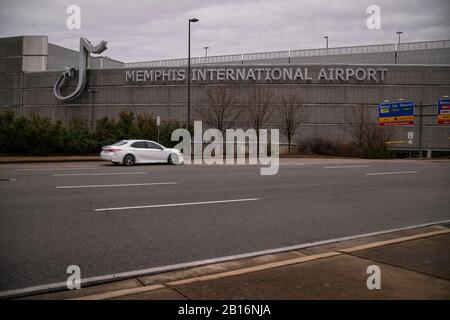 Memphis, Tennessee - 27. Januar 2020: Memphis International Airport (MEM) Stockfoto