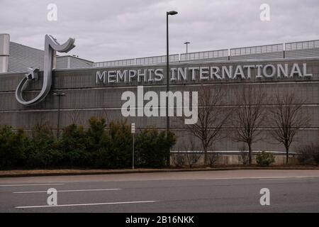 Memphis, Tennessee - 27. Januar 2020: Memphis International Airport (MEM) Stockfoto