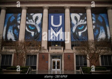 Memphis, Tennessee - 27. Januar 2020: Campus der University of Memphis Stockfoto