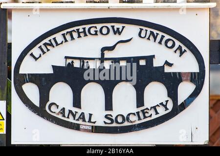 Cala Homes, Linlithgow, Canal Centre, Union Canal Stockfoto