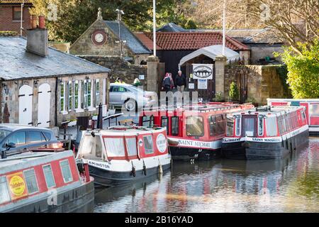 Cala Homes, Linlithgow, Canal Centre, Union Canal Stockfoto