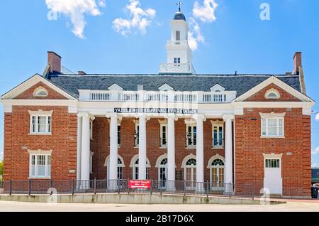 Das Old Depot Museum befindet sich in der ehemaligen Yazoo & Mississippi Valley Railroad Station oder Im Old Depot, 28. Juli 2019, in Vicksburg, Mississippi. Stockfoto