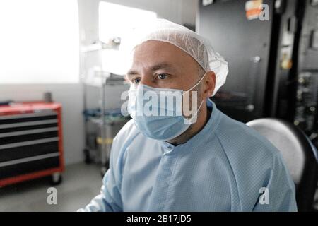 Porträt der Wissenschaftler im Labor Stockfoto