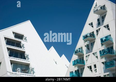 Wohnhaus Isbjerget, Aarhus, Dänemark Stockfoto