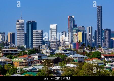 Australien, Queensland, Brisbane, Skyline der Stadt Stockfoto