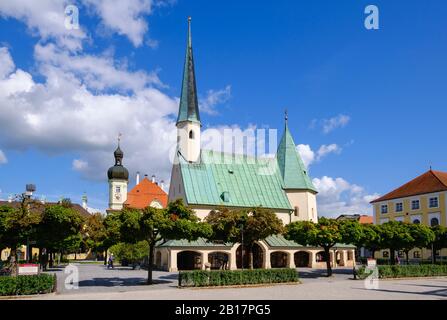 Gnadenkapelle, Kapellplatz, Altötting, Oberbayern, Bayern, Deutschland Stockfoto