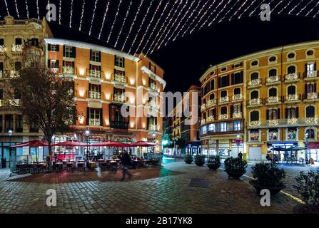 Altstadt von Palma de Mallorca, Place de Cort, Mallorca, Balearen, Spanien, August 2019 Stockfoto