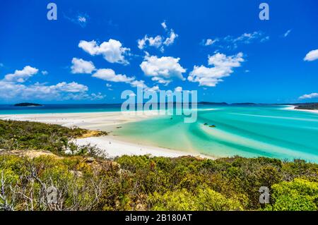 Australien, Queensland, Blick auf Whitsunday Islands Stockfoto