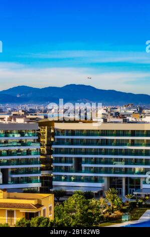 Spanien, Mallorca, El Arenal, Stadtbild Stockfoto