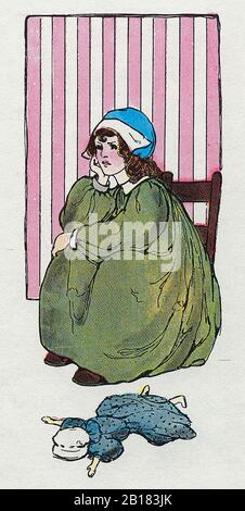 , The Real Mother Goose Nursery Rhyme Illustration von Blanche Fisher Wright um das Jahr 1915 Stockfoto