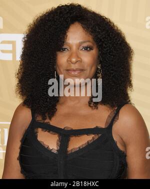 Vanessa Bell Calloway kommt zur Verleihung der American Black Film Festival Honors Awards Im Beverly Hilton in Beverly Hills, CA am Sonntag, 23. Februar 2020. (Foto Von Sthanlee B. Mirador/Sipa USA) Stockfoto