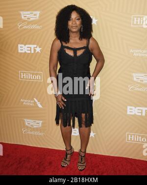 Vanessa Bell Calloway kommt zur Verleihung der American Black Film Festival Honors Awards Im Beverly Hilton in Beverly Hills, CA am Sonntag, 23. Februar 2020. (Foto Von Sthanlee B. Mirador/Sipa USA) Stockfoto