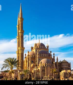 Alte Marktmoschee - Scharm El-Scheich - Al-Sahaba-Moschee. Stockfoto