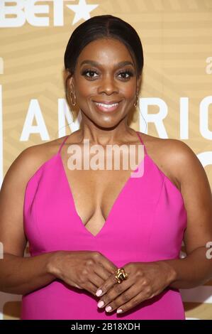 Beverly Hills, Ca. Februar 2020. Karan Kendrick, bei der Verleihung der American Black Film Festival Honors Awards Im Beverly Hilton Hotel in Beverly Hills California am 23. Februar 2020. Kredit: Faye Sadou/Media Punch/Alamy Live News Stockfoto