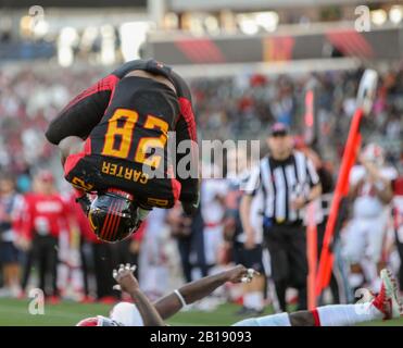 Carson, Kalifornien, USA. Februar 2020. 28 Martez Carter Touchdown während der LA Wildcats gegen DC Defenders am 23. Februar 2020 Credit: Dalton Hamm/ZUMA Wire/Alamy Live News Stockfoto