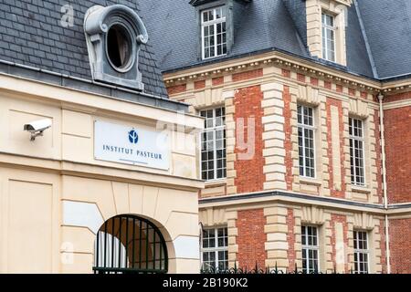 Altbau des Institut Pasteur in Paris Stockfoto