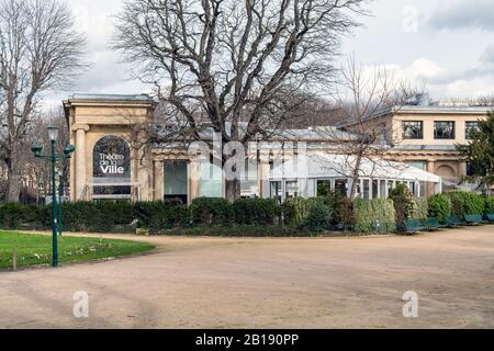 Theater de la Ville - Espace Pierre Cardin in Paris Stockfoto