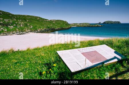 Bostadh Beach, Great Bernera, Isle of Lewis, Outer Herides, Schottland Stockfoto