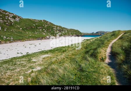 Bostadh Beach, Great Bernera, Isle of Lewis, Outer Herides, Schottland Stockfoto