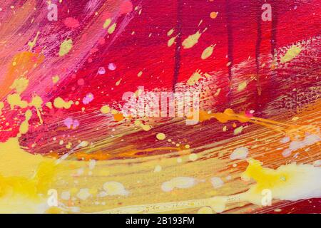 Farbwirbelserie. Künstlerischer Hintergrund aus Streifen digitaler Farbe. Ölgemälde. Stockfoto