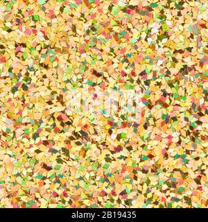Helle bunte Glitzer, glitzernde Konfetti-Textur. Weihnachten abstrakter Hintergrund. Ideal nahtloses Muster. Stockfoto