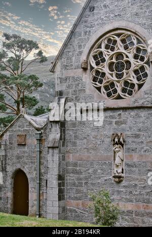 Gotische Kirche St. Mary und St. Finnan, Glenfinnan, Lochaber, Highland, Schottland Stockfoto