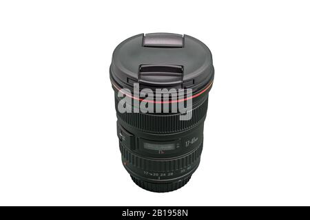 Canon EF 17-40 mm F/4L USM - Canon Objektiv (Brennweite 17-40 mm, Blende f 4-22, OPTISCHER 2,4FACH-Zoom, Durchmesser: 77 mm) Schwarz. Canon L-Serie Professional L Stockfoto