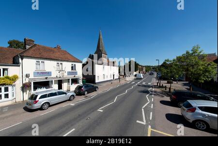 Die High Street Stockbridge Hampshire Stockfoto