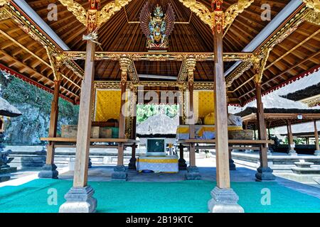 Gianyar, Bali Island, Indonesien. Mai 2019. Goa Gajah, die berühmte Touristenattraktion, ist eine bedeutende hinduistische archäologische Stätte. Stockfoto