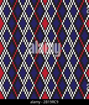 Dies ist ein klassisches Argyle, rautenförmigen Muster geeignet für Website Ressourcen, Grafik, Print Design, Mode Textilien und etc. Stockfoto