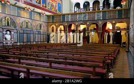 Inneneinrichtung der Universitätskirche Dublin. Die Katholische Kirche Saint Cardinal John Newman Dublin Ireland Stockfoto