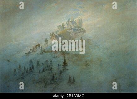 Caspar David Friedrich - Morgennebel im Gebirge. Stockfoto