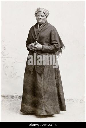 Harriet Tubman (1820–1913), Abolitionist, Anti-Sklaverei-Bewegung, Porträtfotografie von Horatio Seymour Squyer, um 1885 Stockfoto