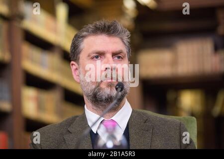 Roma, Italien. Februar 2020. Matteo Lafranconi Pressekonferenz zur Präsentation der Ausstellung "Raffaello" in MiBACT, Ministerium für Kulturerbe und Aktivitäten und Tourismus (Foto von Matteo Nardone/Pacific Press) Credit: Pacific Press Agency/Alamy Live News Stockfoto